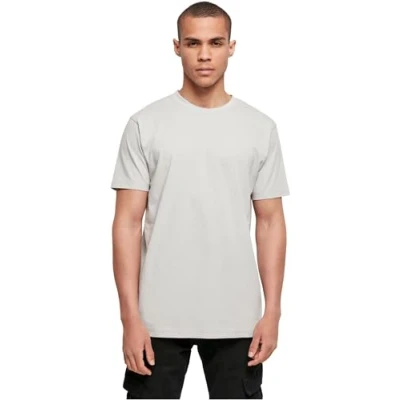 Abbildung von Build Your Brand Herren BY004 T Shirt Round Neck Shirt, lightasphalt, XL