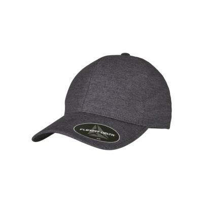 Abbildung von Flexfit Delta Carbon Cap, Herren, Größe: S/M, Melange charcoal