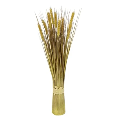 Abbildung von Flair Flower Künstlicher Weizenbündel Deko Gras Bund Kunst Stehgras Kunstgras Ziergras Dekogras Grasbüschel Grasbündel Kunstpflanze Herbstdeko Blumen Grasbouquet Kunstblume,089784N, 58 cm, Natur