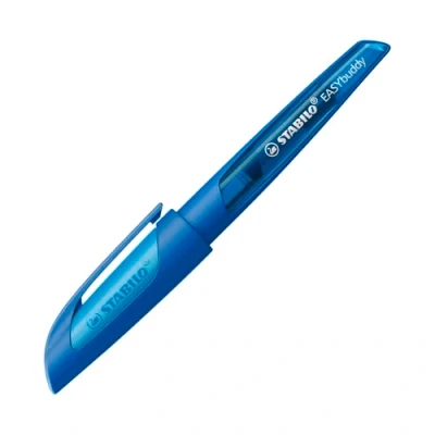 Abbildung von Schulfüller mit Standard Feder M STABILO EASYbuddy in dunkelblau/hellblau blau (löschbar) Einzelstift inkl. Patrone