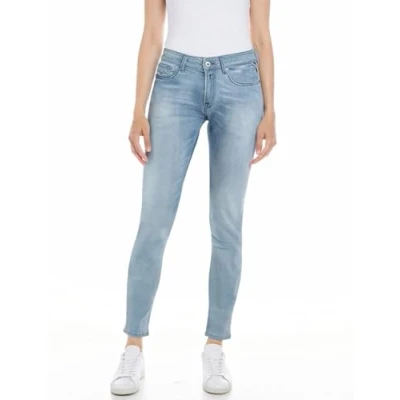 Abbildung von Replay Damen Jeans New Luz Skinny Fit mit Comfort Stretch, Light Blue 010 (Blau), 29W / 30L