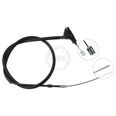 Abbildung von A.B.S. K10071 Handbremsseil 2145 Scheibenbremse PEUGEOT: 607 Saloon