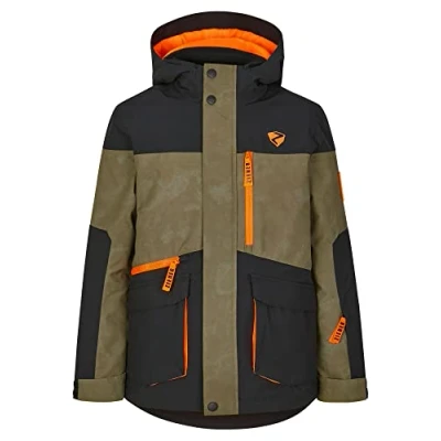 Abbildung von Ziener Jungen AGONIS Ski Jacke, Winter Jacke wasserdicht, winddicht, warm, tie dye seaweed, 140