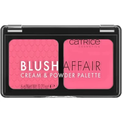 Abbildung von Catrice Blush Affair Cream &amp; Powder Palette, Rougepalette, Nr. 020, Pink, 1 Pink Töne, sofortiges Ergebnis, vegan, ohne Konservierungsstoffe, Parabene, Mikroplastikpartikel, 1er Pack (6g)