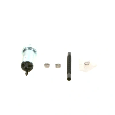Abbildung von BOSCH 0 986 580 426 Kraftstoffpumpe elektrisch mit Anbaumaterial Anschlussteilen BMW: X5, X6