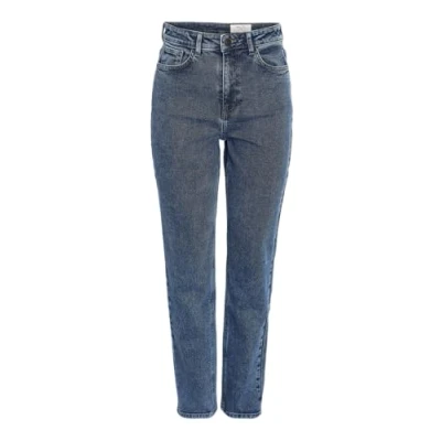 Abbildung von Noisy May Nmdaisy MOM FIT JEAN Jeans Straight Leg, Damen, Größe: 25x30, Medium blue denim