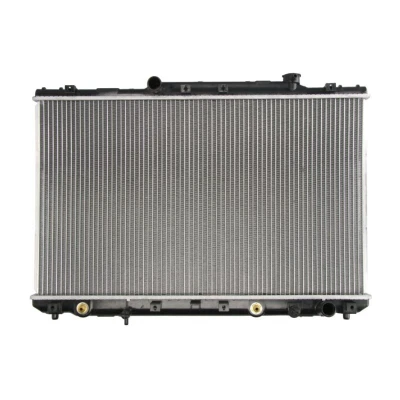 Abbildung von THERMOTEC D72013TT Kühler, Motorkühlung Aluminium, Kunststoff für Fahrzeuge mit/ohne Klimaanlage 425 719 26 Automatikgetriebe Kühlrippen gelötet