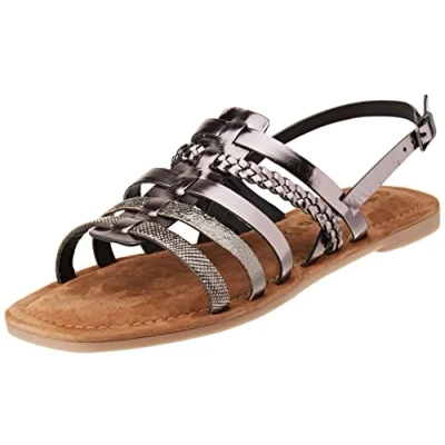 Abbildung von TAMARIS Damen 1 28159 20 Sandale, Graues Zinn, 39 EU