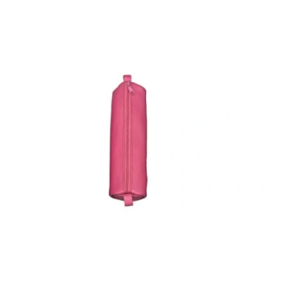Abbildung von Alassio 43144 Schlamperrolle aus echtem Leder, Stiftetui rosa, Schlamper ca. 21 x 6 cm, Schlampermäppchen rund, Etui für Schreibgeräte, Faulenzer mit Reißverschluss