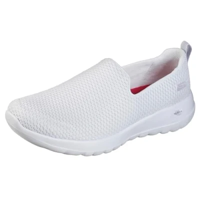 Abbildung von Skechers Performance GO WALK Walking Trainers Walkingschuh, Damen, Größe: 38, White Textil