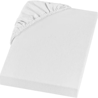 Abbildung von Setex Feinbiber Bettlaken mit Gummizug kuschelig weich Biber Spannbettlaken aus 100% Baumwolle rundum Spanngummi Bettwäsche ganzjährig Betttuch 160x200 cm Offwhite