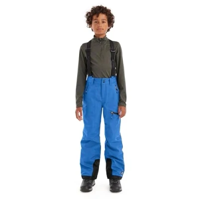 Abbildung von killtec Jungen Skihose mit abzippbarem Latz und Kantenschutz Boys 242, neon Blue, 164, 43401 000