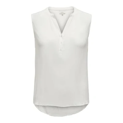 Abbildung von ONLY Carmakoma ÄRMELLOS Bluse, Damen, Größe: 52, Weiß