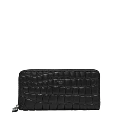 Abbildung von Liebeskind Berlin Gigi Kroko Geldbörse, Large (HxBxT 10cm x 19cm 2cm), Black