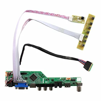 Abbildung von VSDISPLAY HD MI VGA USB Controller Board für 14&quot; 15.6 Zoll 1366x768 40Pin N156B6 LP156WH4 LTN140AT02 LTN156AT17 B156XTN02.1 LVDs WLED LCD Bildschirm