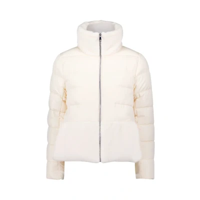 Abbildung von zero MIT Kunstfellkragen Winterjacke, Damen, Größe: 36, Eggnog