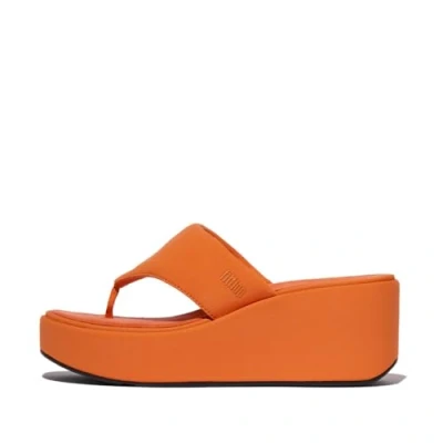 Abbildung von Fitflop Zehentrenner »PLATFFORMS WEDGE«, Keilsandale, Plateauschuh mit gepaddeter Bandage