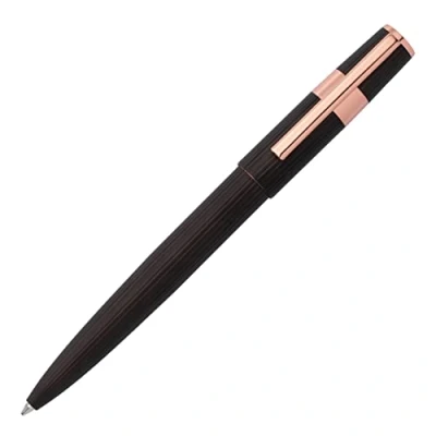 Abbildung von Hugo Boss Kugelschreiber Gear Pinstripe Black/Rosegold