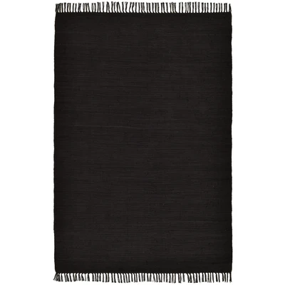 Abbildung von THEKO Teppich "Happy Cotton Fleckerl, handgewebt" rechteckig 5 mm Höhe Flachgewebe, reine Baumwolle, meliert, mit Fransen, auch als Läufer