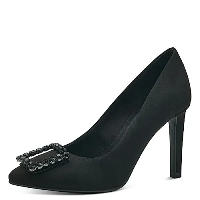 Abbildung von MARCO TOZZI Damen Pumps Blockabsatz Spitz, Schwarz (Black), 37