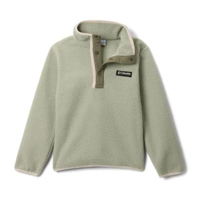 Abbildung von Columbia Youth Unisex Helvetia 2 Half Snap Fleece, Fleece Pull Over, Safari/Stone Green, M