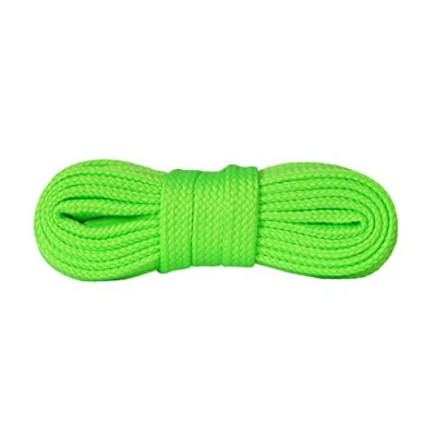 Abbildung von Kaps Schnürsenkel Turnschuhe &amp; Freizeitschuhe, hochwertig, strapazierfähig, 1 Paar (140 cm 8 bis 10 Schnürösenpaare/willow green fluorescent)