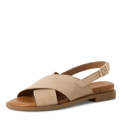 Abbildung von Tamaris Sandalette Damen Blockabsatz beige,EU 41
