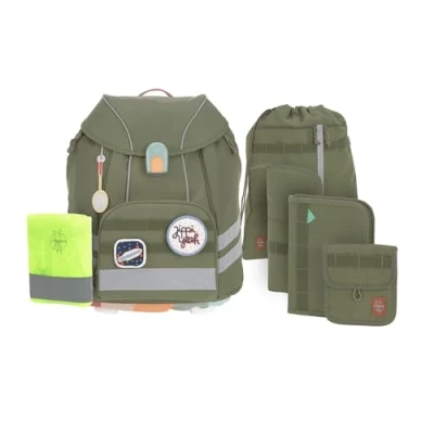 Abbildung von LÄSSIG 7 teiliges Schulranzen Set Kinder/School Flexy Unique Olive