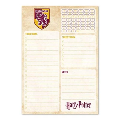 Abbildung von Grupo Erik Tagesplaner Block A5 Terminplaner Harry Potter Griffindor Kalender Planer Tischkalender ohne datum