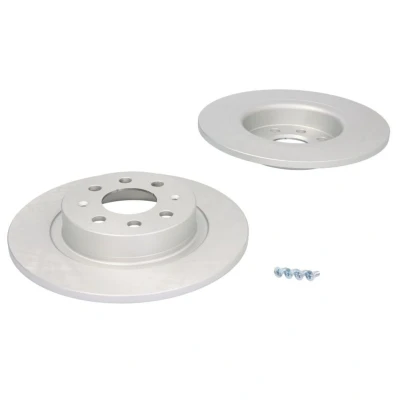 Abbildung von FERODO PREMIER DDF1299C Bremsscheibe 264 10 4 voll beschichtet mit Schrauben FIAT: Grande Punto Hatchback, Evo III Hatchback