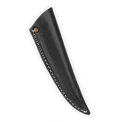 Abbildung von Angus Stoke Messertasche Gürtel Dickes Echtleder Messerscheide Leder Messer Scheide Messeretui Averell (Schwarz)