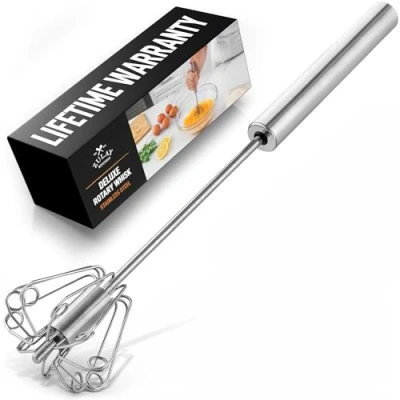 Abbildung von Zulay Kitchen Rotary Whisk Stainless Steel