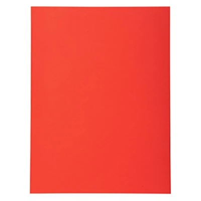 Abbildung von Exacompta 420012E 100er Pack Aktendeckel Forever® 170 g/m2 Aus Recycling Karton für DIN A4 Blauer Engel ideal die lose Blatt Ablage rot Sammelmappe Dokumentenmappe
