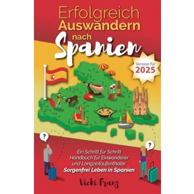 Abbildung von Erfolgreich Auswandern nach Spanien: Ein Schritt für Handbuch Einwanderer und Langzeitaufenthalte: Sorgenfrei Leben in Spanien