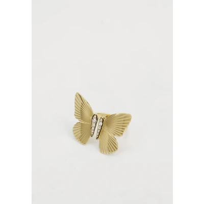 Abbildung von Fossil Sutton Damen Edelstahl Offene Ringe, P