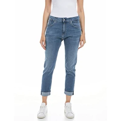 Abbildung von Replay Damen Jeans Marty Boyfit, Medium Blue 009 1 (Blau), 27W / 30L