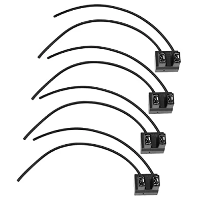 Abbildung von YINETTECH 4 Stück H7 PX26D Lampenfassung Kabelbaum Stecker für Glühbirne Nachtbrecher Lampen Fernlicht Nebelscheinwerfer 14cm 12V 24V