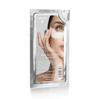 Abbildung von Dr. RIMPLER SPECIAL Max Moisture Matrix straffende und feuchtigkeitsspendende Augenpads mit abschwellendem kühlendem Effekt