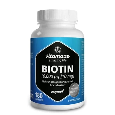 Abbildung von Biotin 10 Mg Hochdosiert Vegan Tabletten