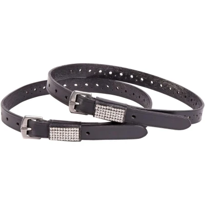 Abbildung von Harry&#039;s Horse Sporenriemen Broque Schwarz/Silber
