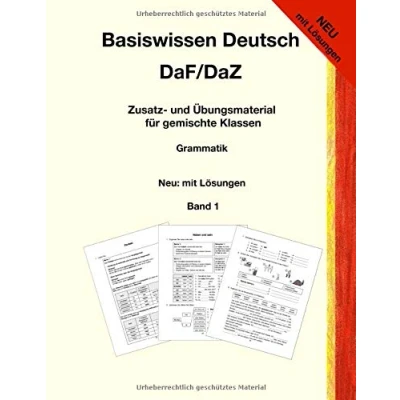Abbildung von Basiswissen Deutsch DaF/DaZ: Grammatik Neu: mit Lösungen