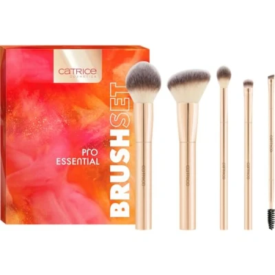 Abbildung von Catrice Pro Essential Brush Set, Mehrfarbig, sofortiges Ergebnis, vegan, Nanopartikel frei, 1er Pack (5pcs)