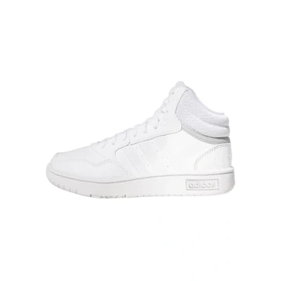 Abbildung von adidas Hoops Mid Shoes Schuhe, Cloud White/Cloud White/Grey Two, 30.5 EU