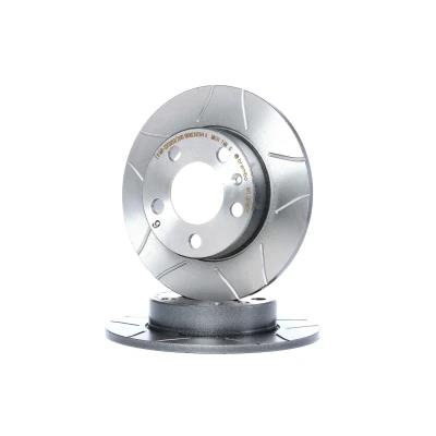 Abbildung von BREMBO MAX LINE 08.7165.75 Bremsscheibe 230 9 5 voll, geschlitzt beschichtet mit Schrauben SKODA: Octavia 1 Combi, Rapid Spaceback, Fabia III Estate