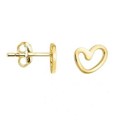Abbildung von Sofia Milani Heart Ohrringe goldcoloured, Damen, Größe: One Size, Gold/coloured