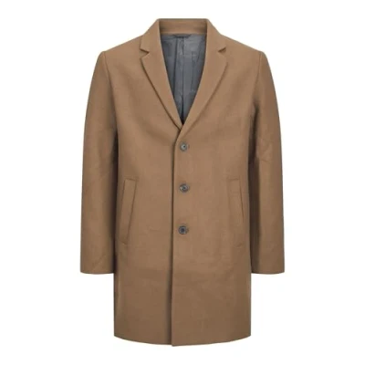 Abbildung von Jack &amp; Jones Eharrison Klassischer Mantel, Herren, Größe: Medium, Khaki
