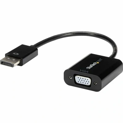 Abbildung von StarTech.com DisplayPort auf VGA Adapter Aktiver DP Konverter 1080p Video DP/DP++ Quelle Monitor Kabel Adapter, Digital zu Analog 1.2 (DP2VGA3)