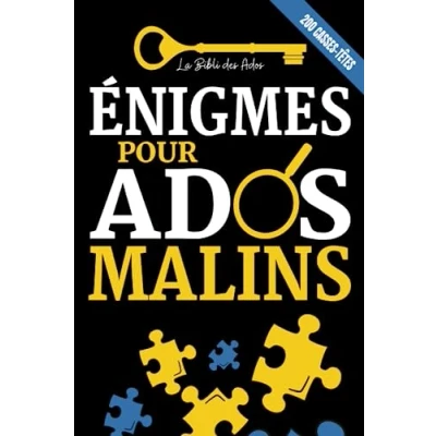 Abbildung von Énigmes pour Ados Malins: 200 Casse têtes, Enquêtes policières et jeux de logique à résoudre (+solutions) les adolescents 12 ans plus (Livres Malins)