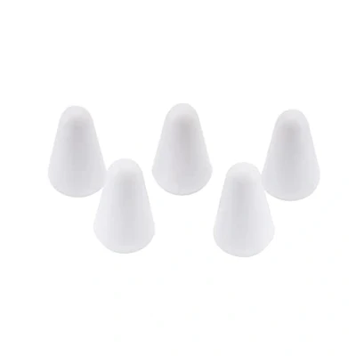 Abbildung von Musiclily Metrisch 3,7mm 5 Wege Schalter Knopf für ST Strat Style E Gitarre,Weiß (5 Stück)