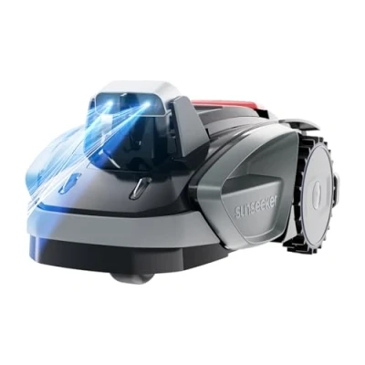 Abbildung von Sunseeker V3 Plus Kabelloser Rasenmäher Roboter 1000㎡, Rasenroboter mit EIN klick von Mähfunktion, KI basierte Vision intelligenter Hindernisvermeidung, 42% Neigung,leises Geräusch,App Control